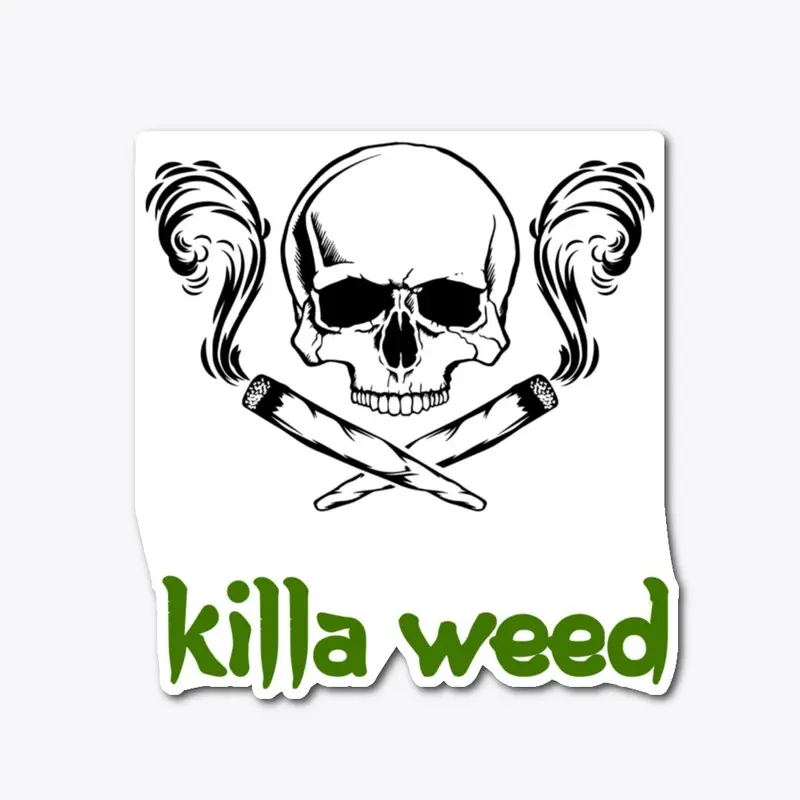 Weed Smoking Skull Hoodie