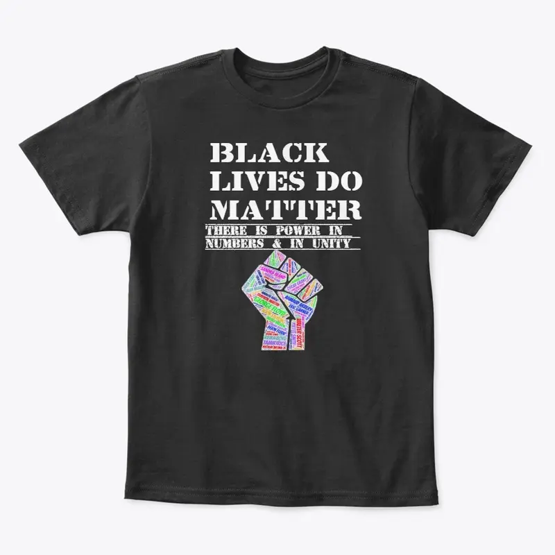 Limited BLM Movement Colorful T-shirt 