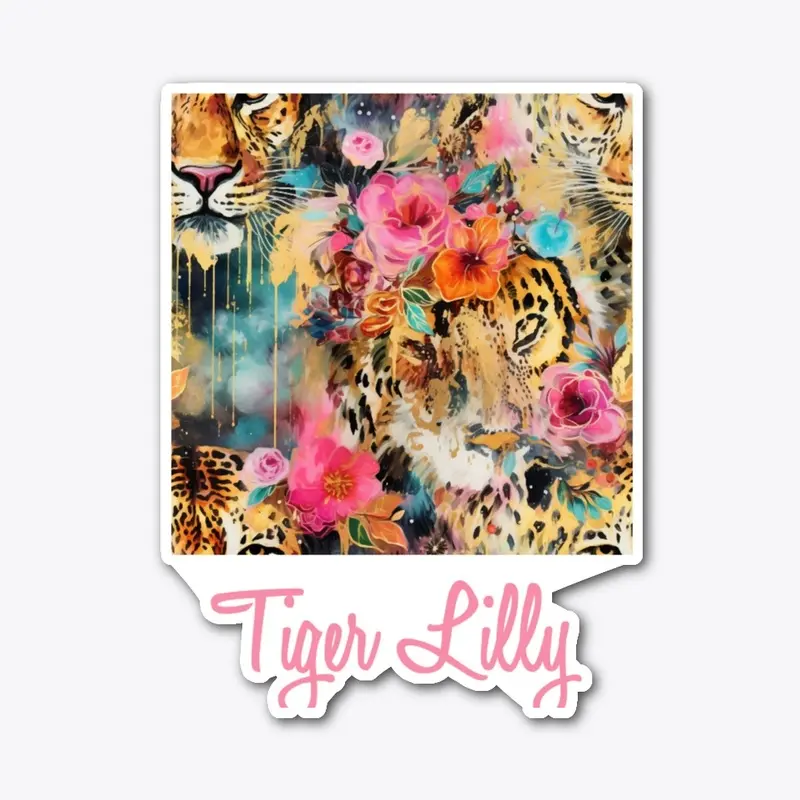 Tiger Lilly Abstract Artwork Collection