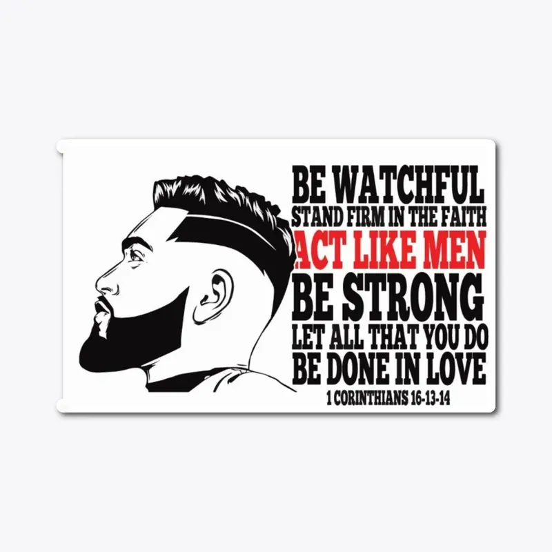 Men's Scripture "Be Watchful" Hoodie