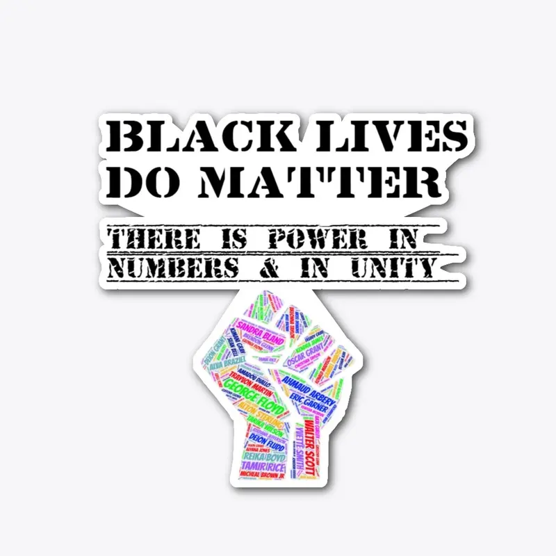 Limited BLM Movement Colorful T-shirt 