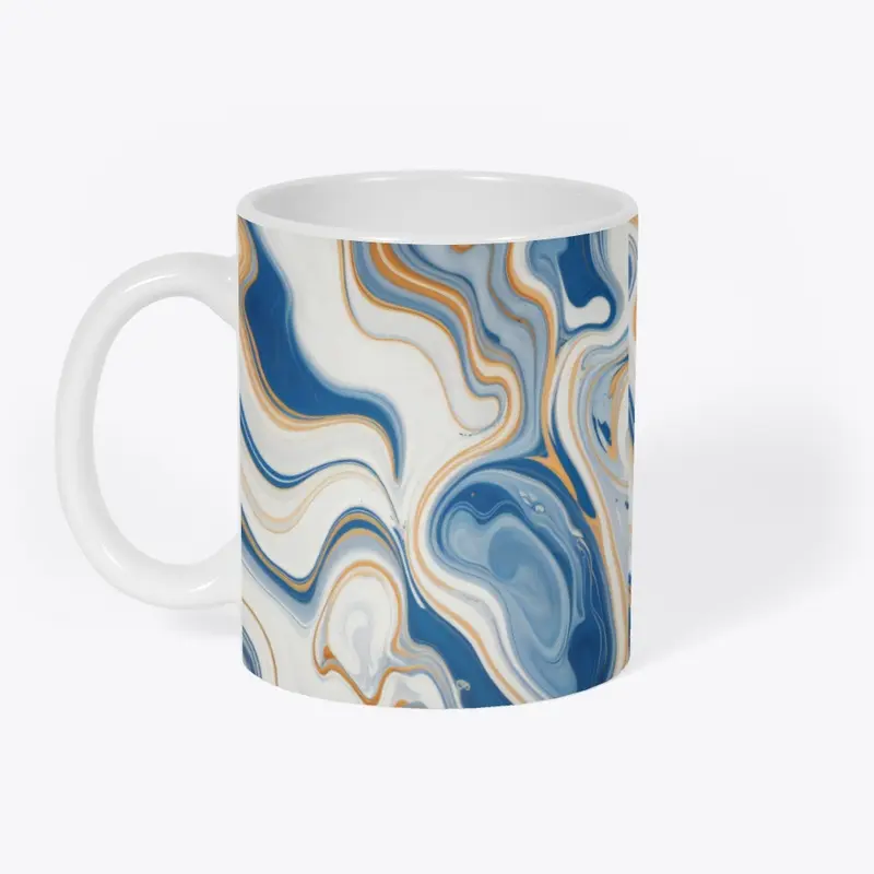 Abstract Wild Light Blue Collection