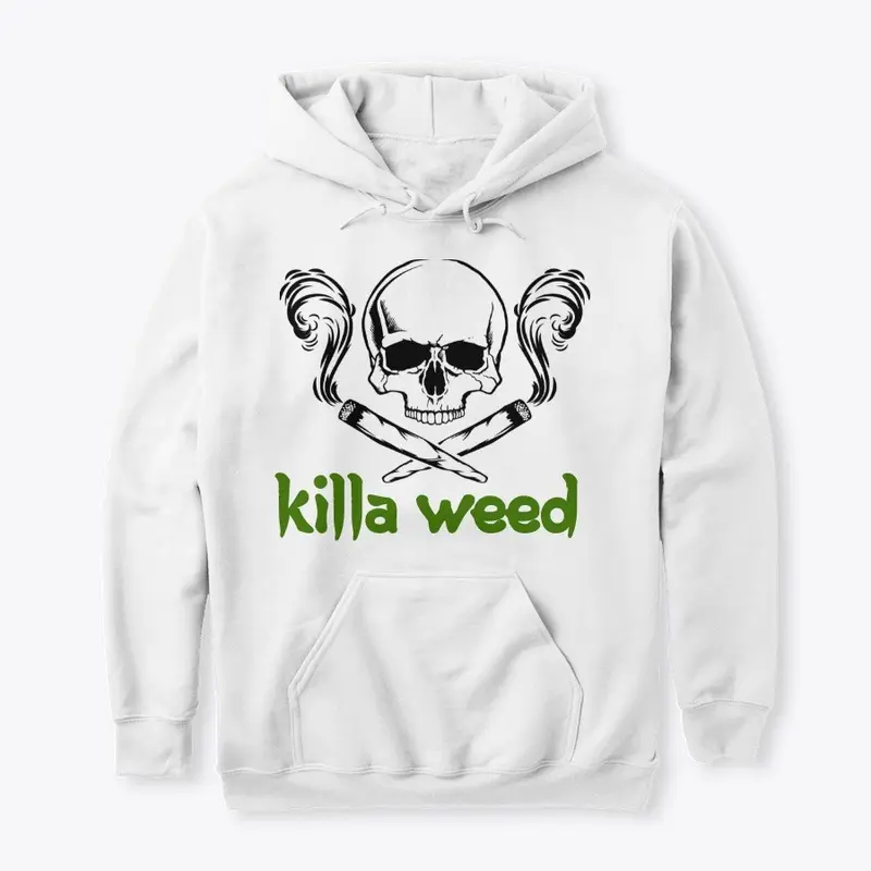 Weed Smoking Skull Hoodie