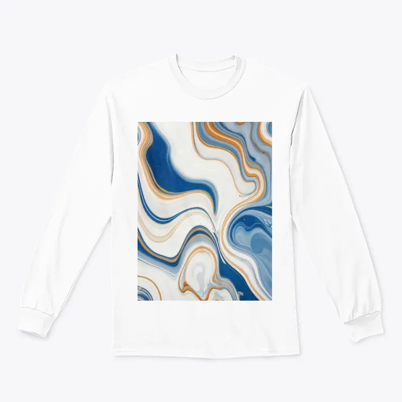 Abstract Wild Light Blue Collection