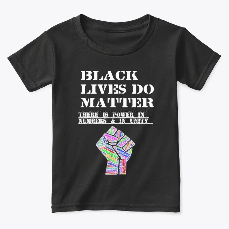 Limited BLM Movement Colorful T-shirt 